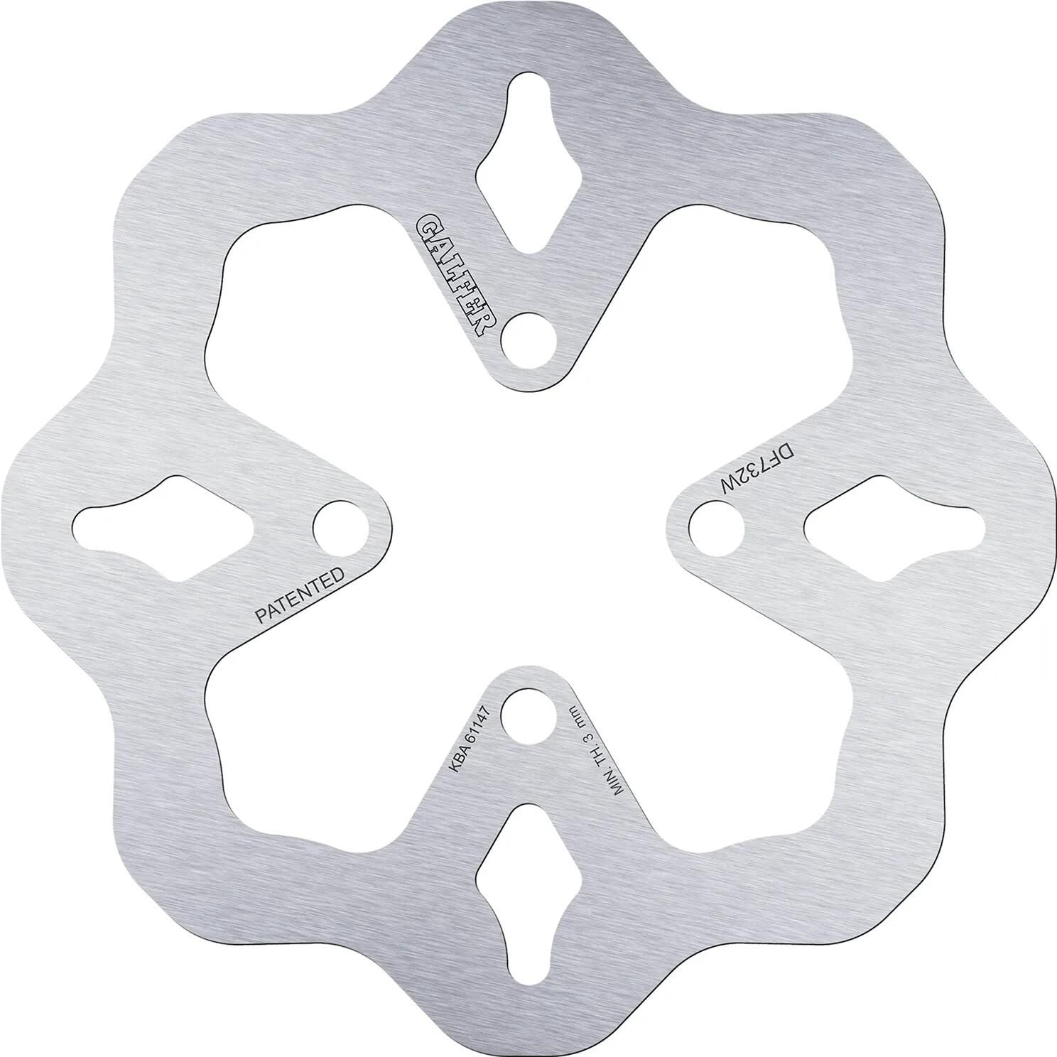 Galfer wave disque de frein df732 rotor df732 type w rigide