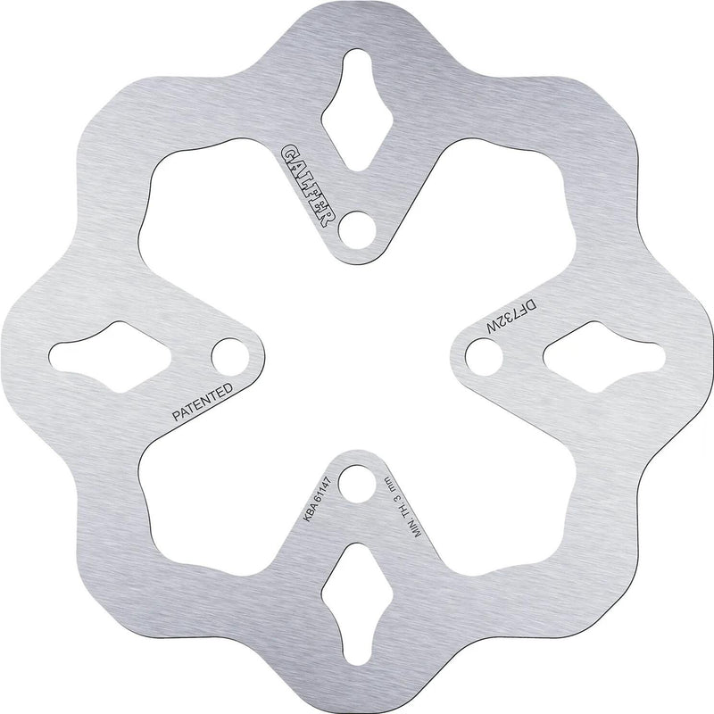 Galfer wave disque de frein df732 rotor df732 type w rigide