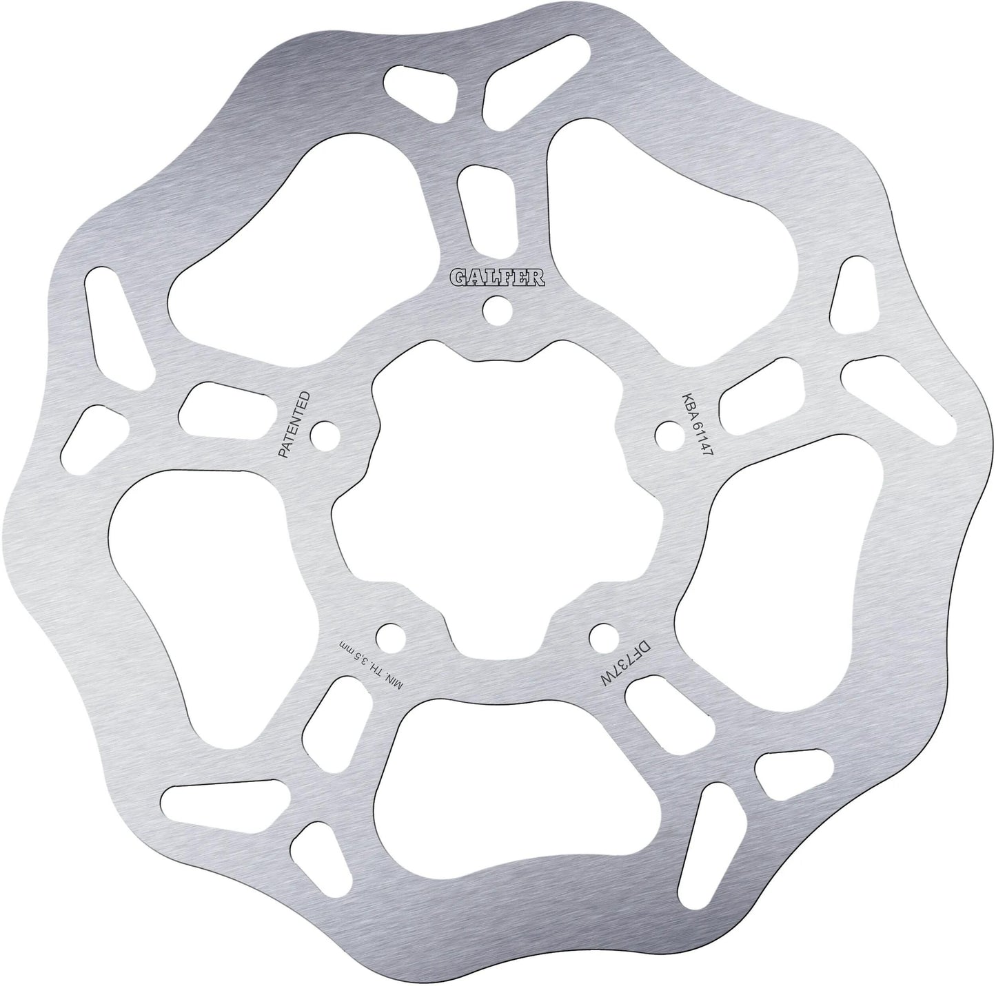 Galfer disque de frein df737 rotor df737 type w rigide