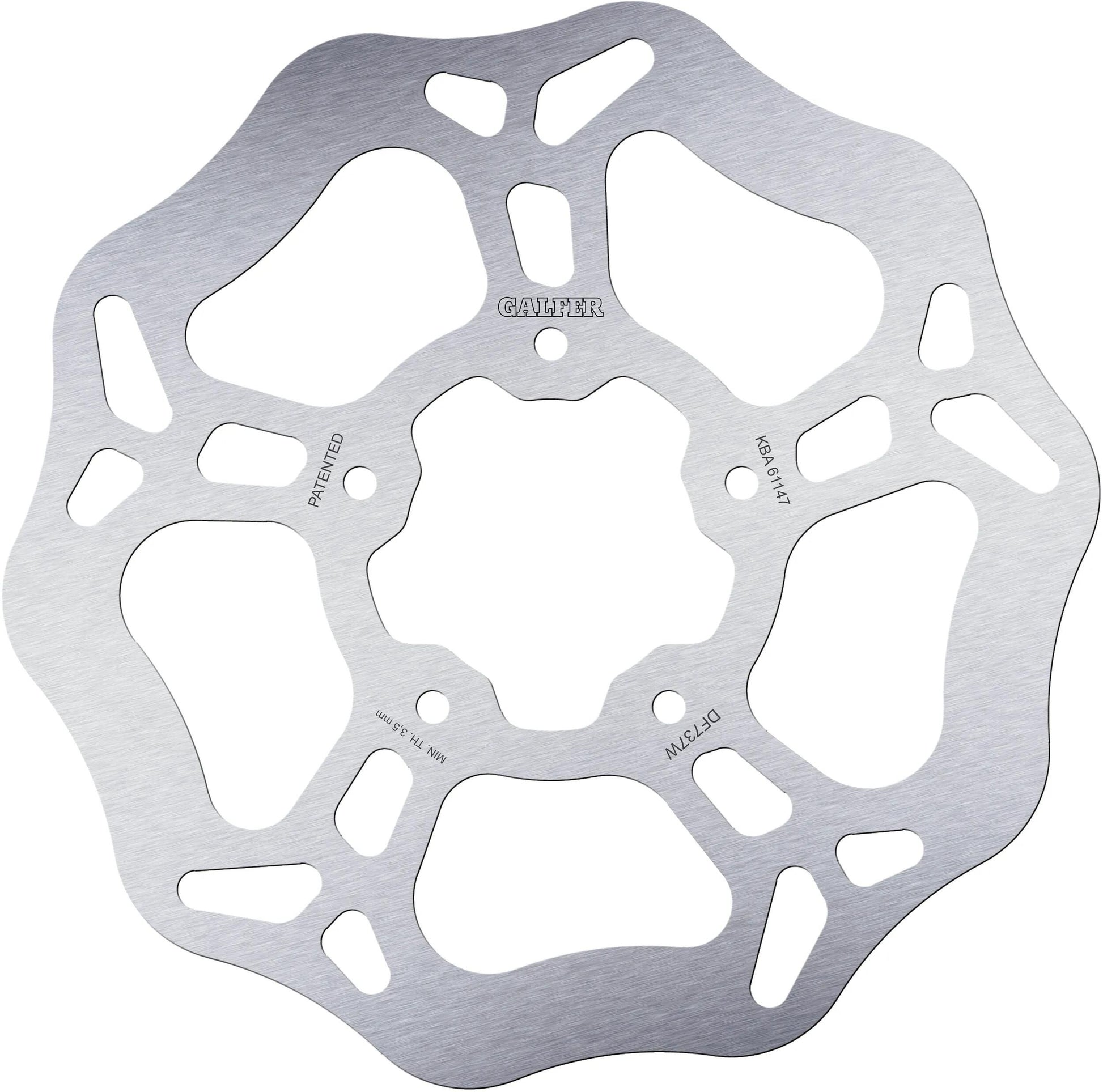 Galfer disque de frein df737 rotor df737 type w rigide