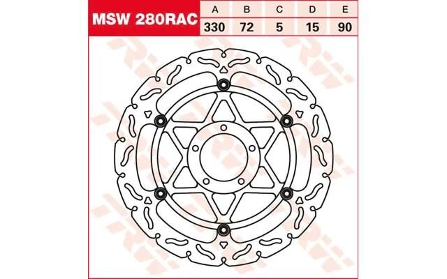 TRW Rotor MSW280RAC Floating
