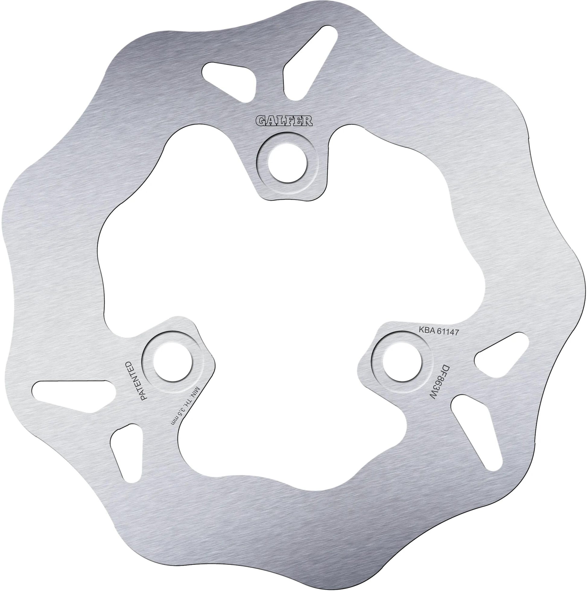 Galfer disque de frein df863 rotor df863 type w rigide