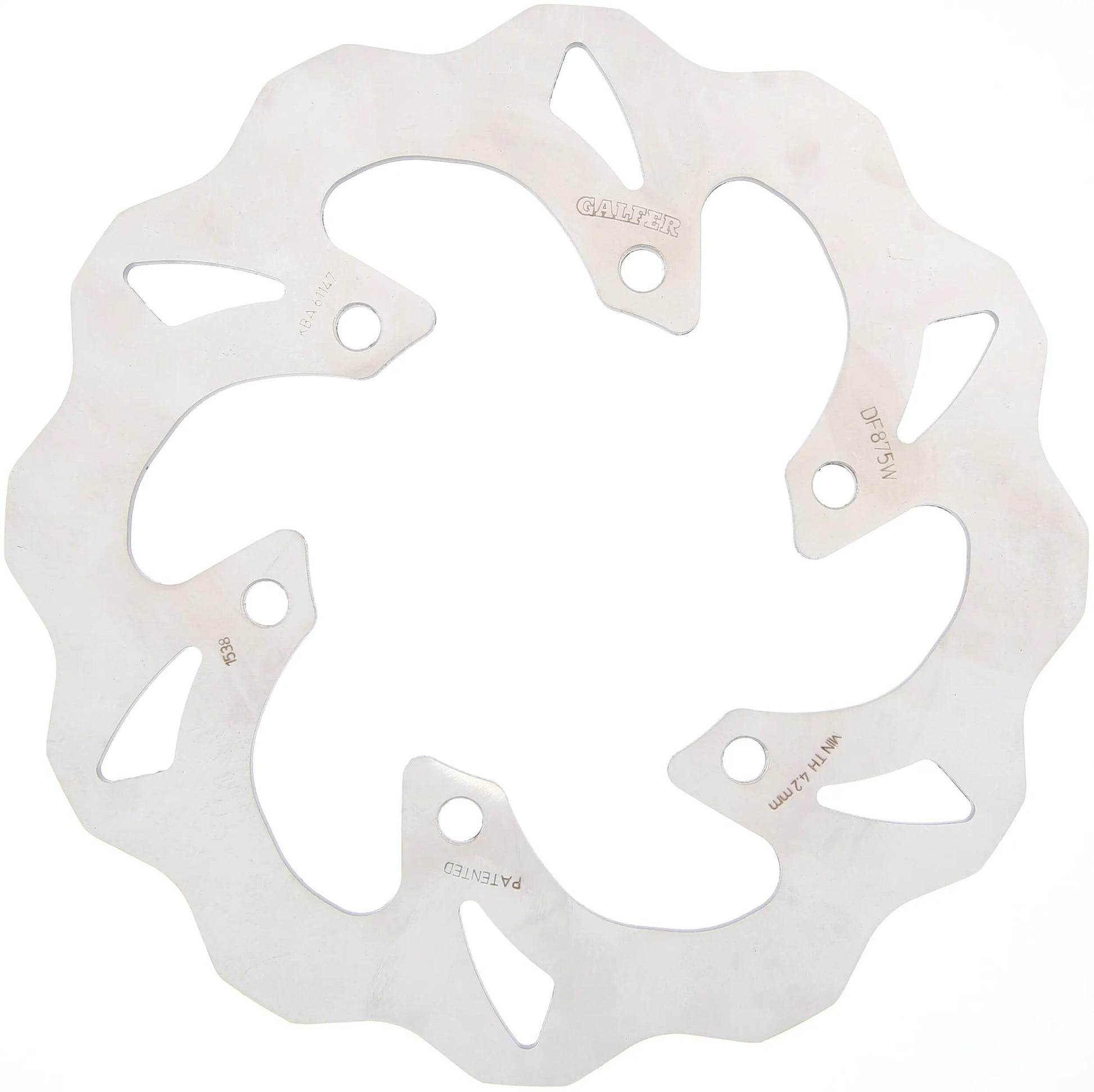 Disque de frein Galfer wave df875 rotor df875 type w rigide