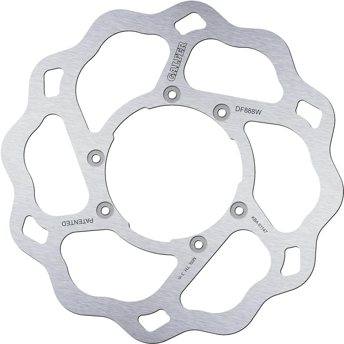 Galfer wave disque de frein df888 rotor df888 type w rigide