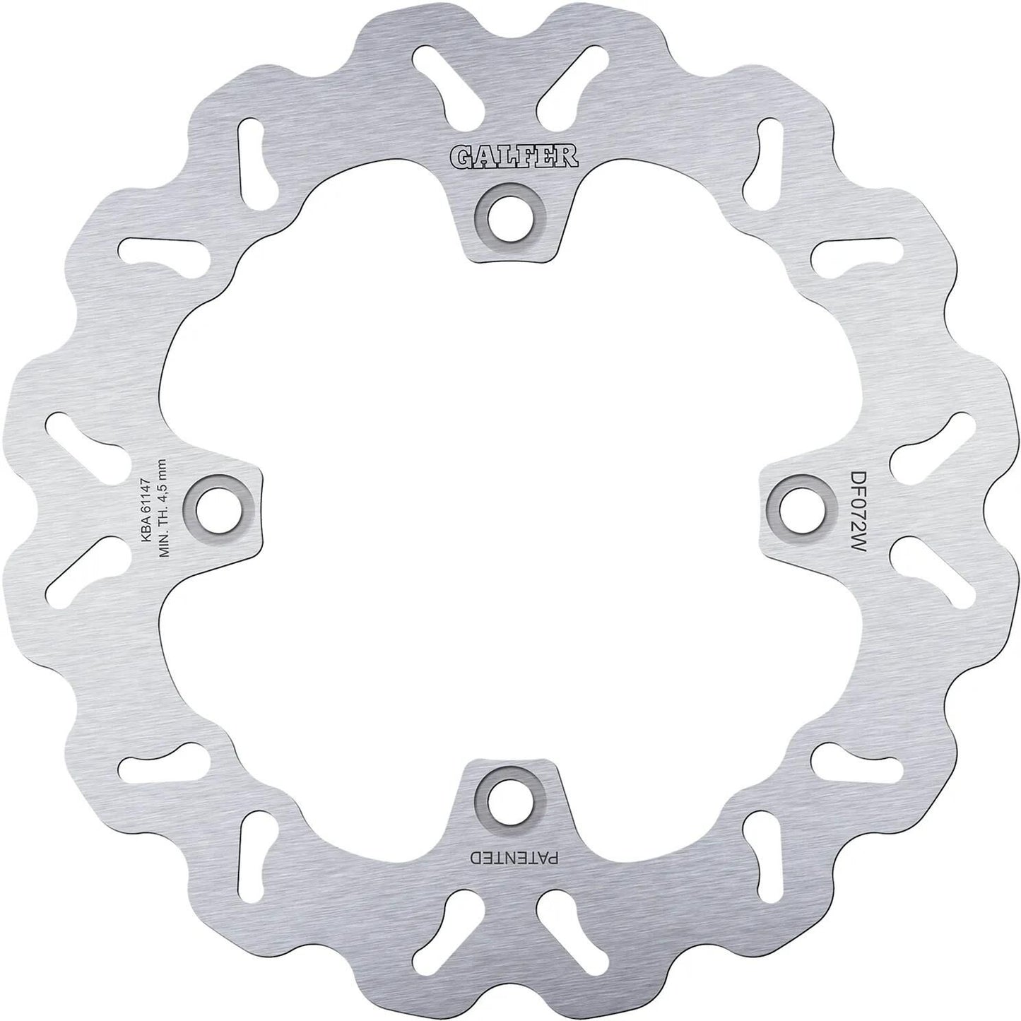 Galfer wave disque de frein df072 rotor df072 type w rigide