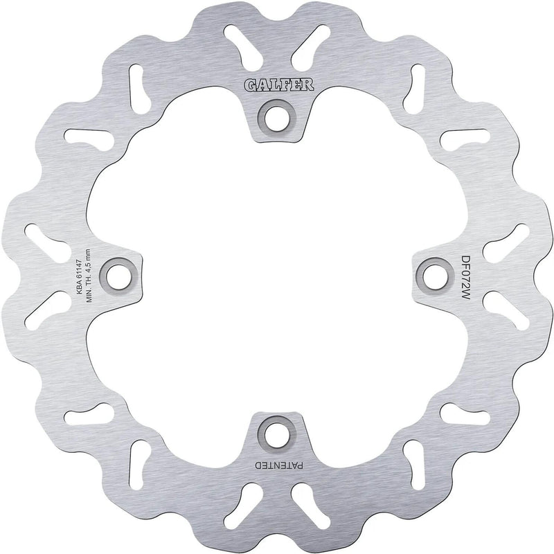 Galfer wave disque de frein df072 rotor df072 type w rigide