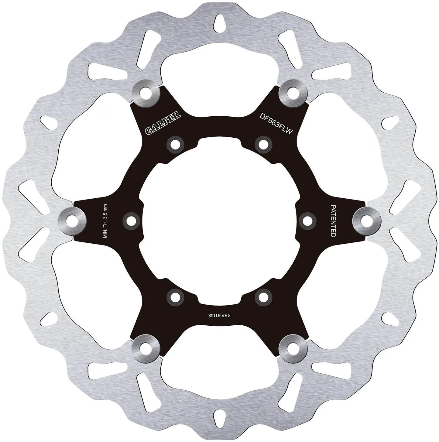 Disque de frein Galfer wave df663 rotor df663 flw flottant tout-terrain