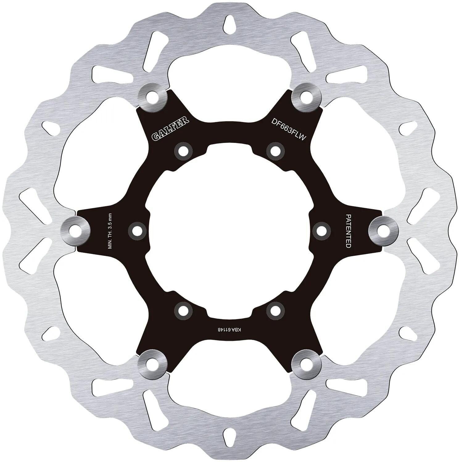 Disque de frein Galfer wave df663 rotor df663 flw flottant tout-terrain