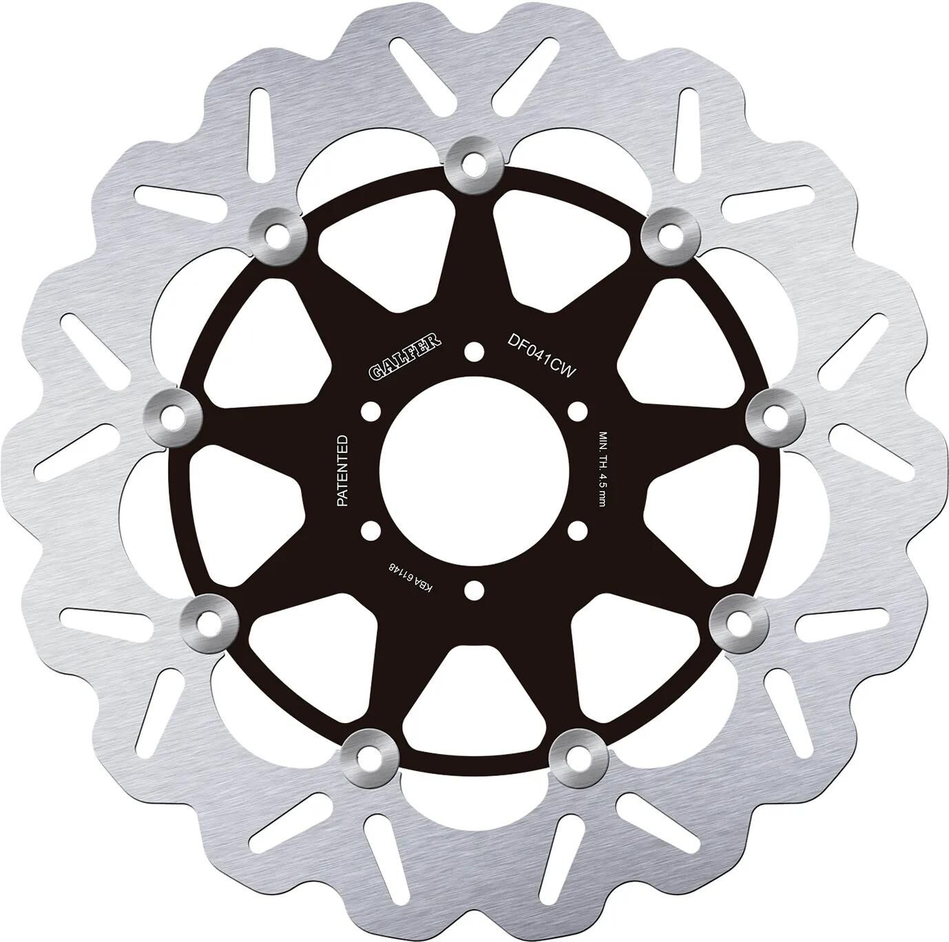 Disque de frein Galfer wave df041 rotor df041 type cw flottant