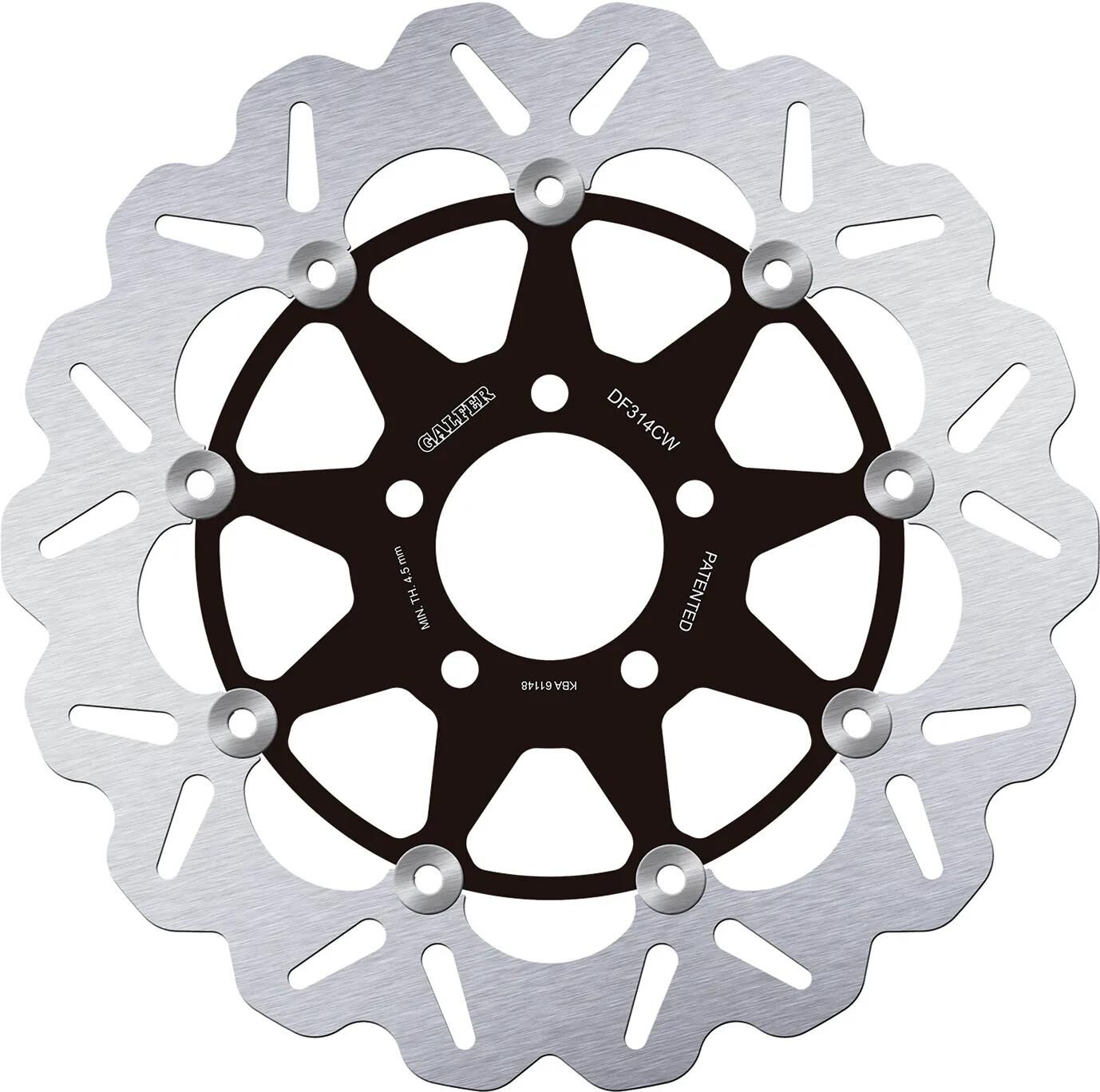 Disque de frein de golf Galfer df314 rotors de frein natation