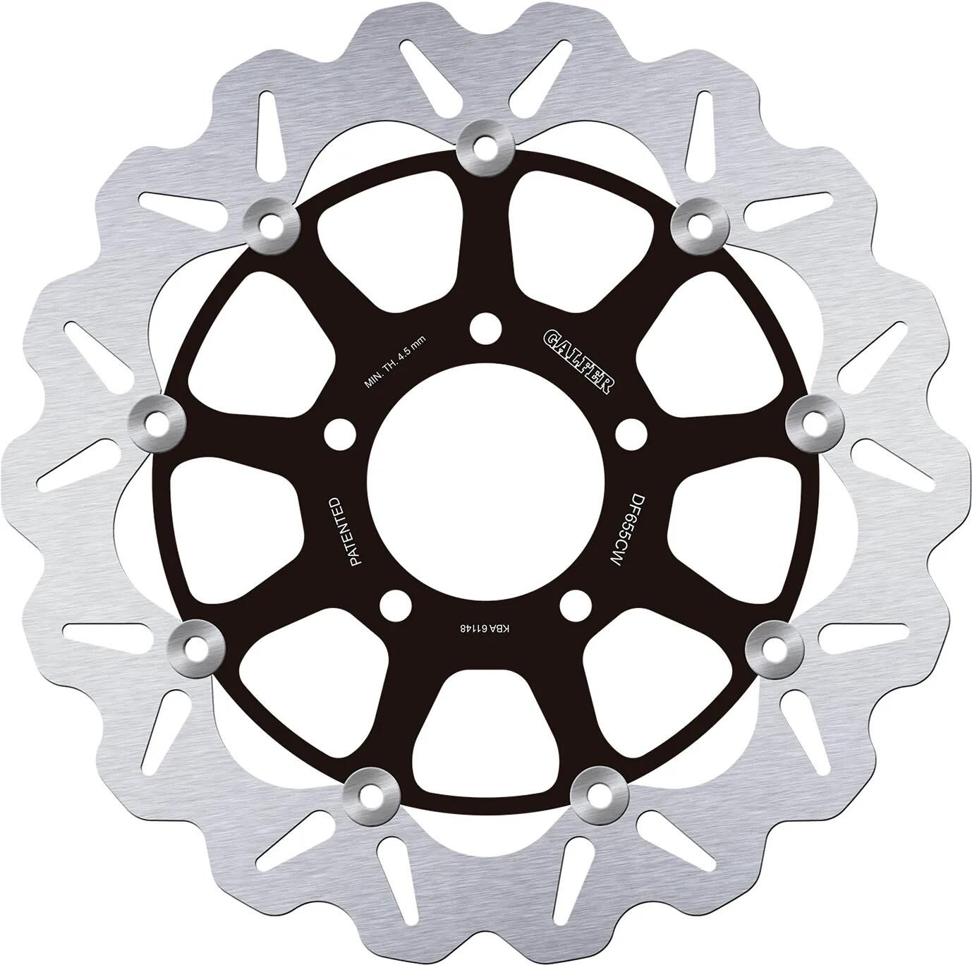 Galfer wave disque de frein df655 rotor rotors de frein natation