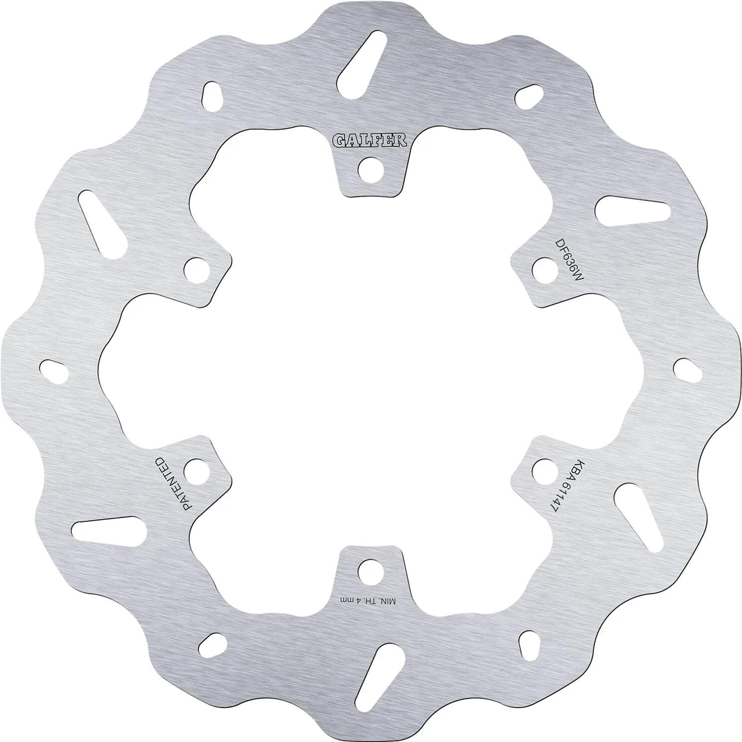 Disque de frein Galfer wave df636 rotor df636 type w rigide
