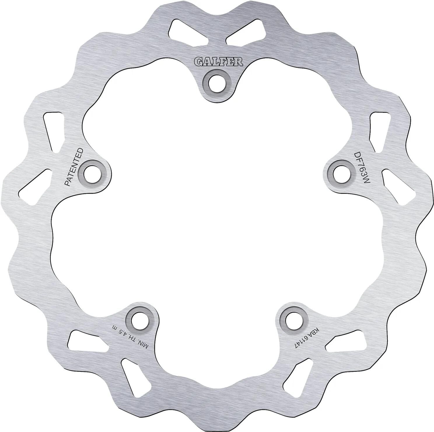 Disque de frein Galfer wave df763 rotor df763 type w rigide