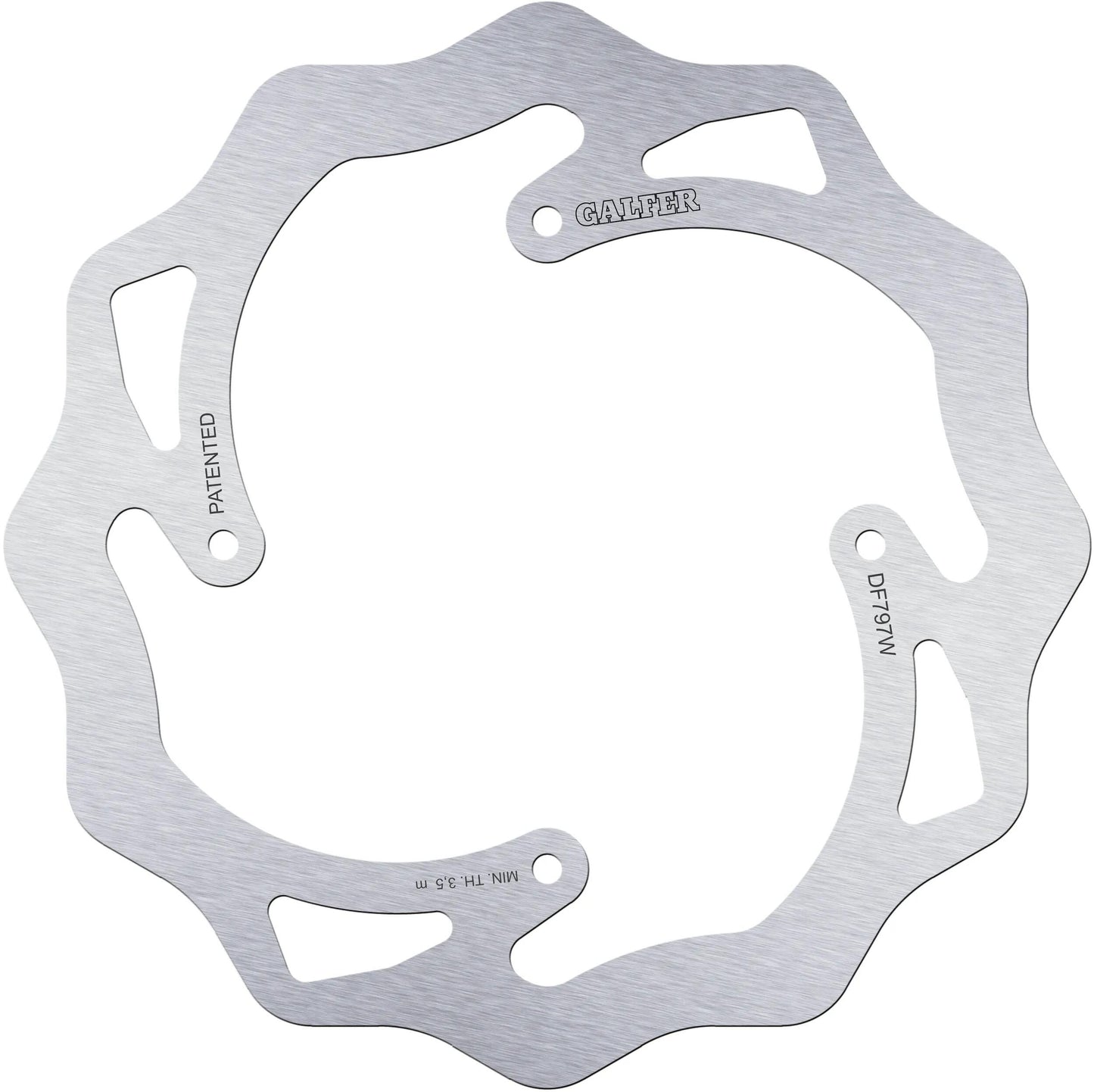 Disque de frein Galfer wave df797 rotor df797 type avec tige rigide