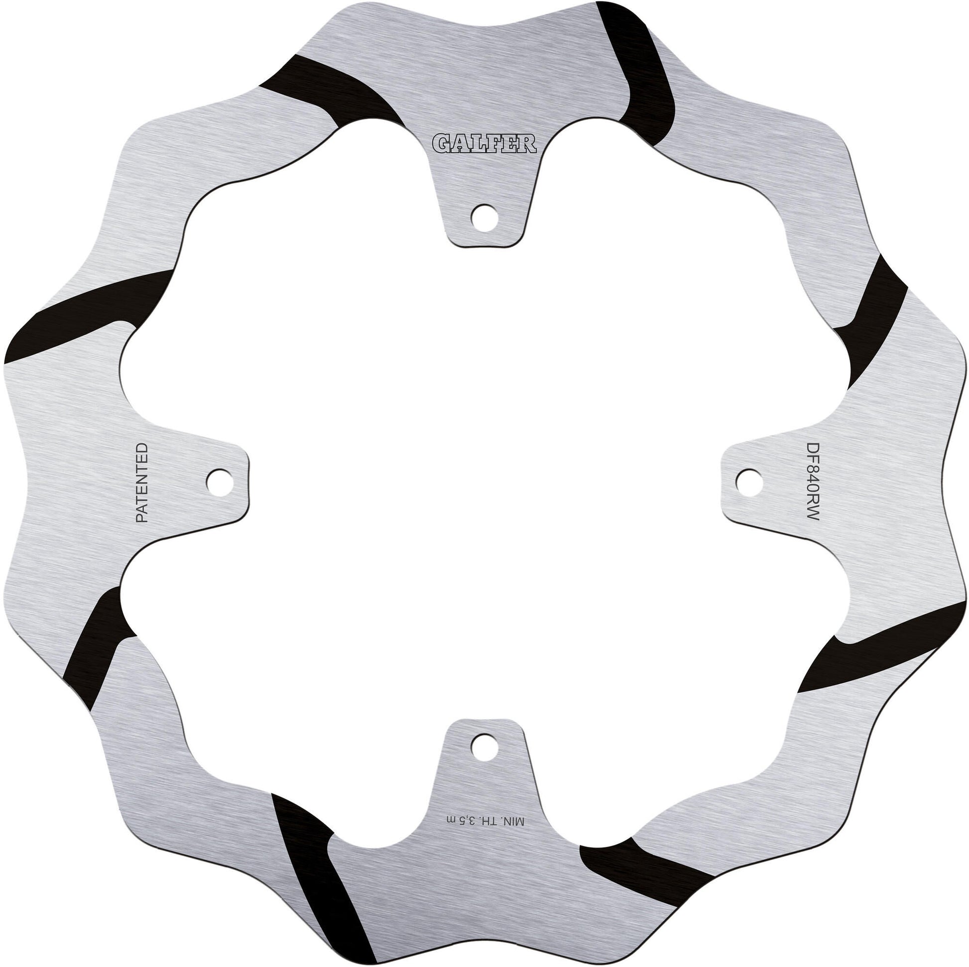 Disque de frein de golf Galfer df840 rotor ondulé df840 rw tout-terrain rigide gr.