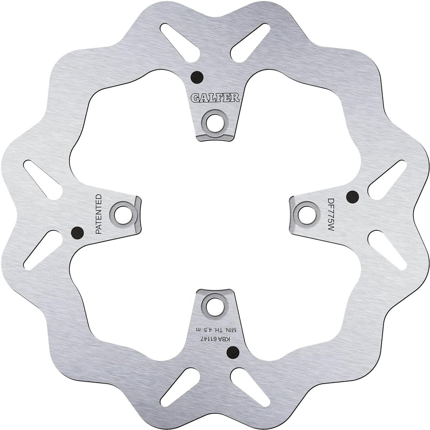 Galfer wave disque de frein df775 rotor df775 type w rigide