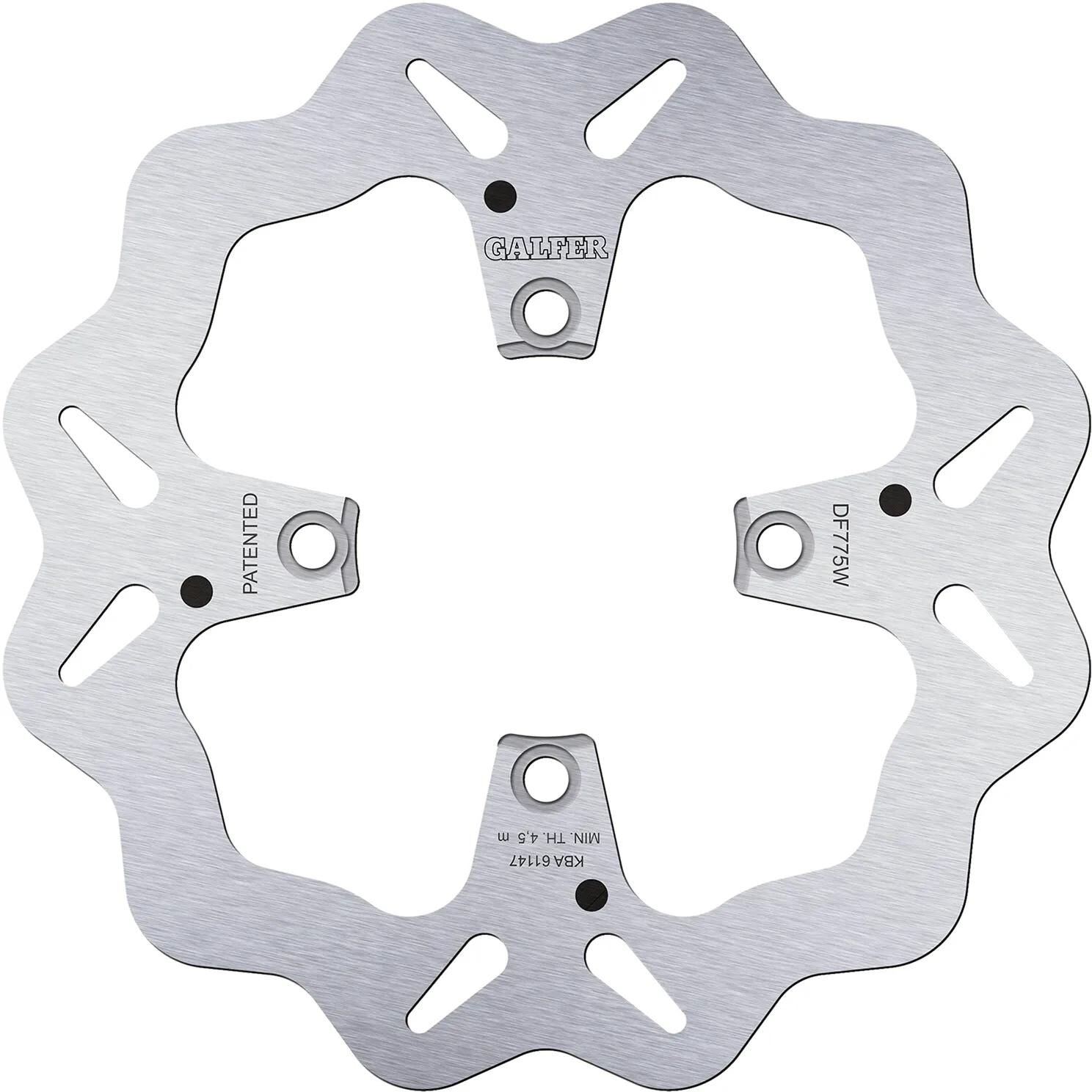 Galfer wave disque de frein df775 rotor df775 type w rigide