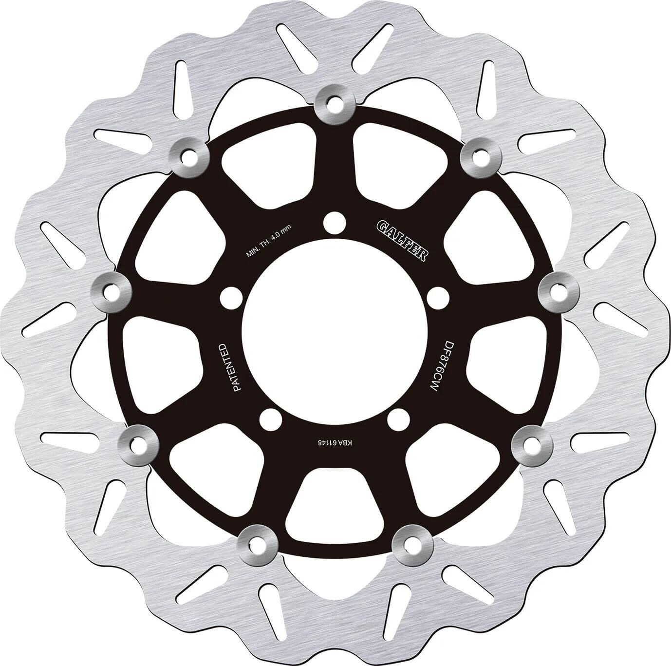 Disque de frein Galfer wave df876 rotor df876 type cw flottant