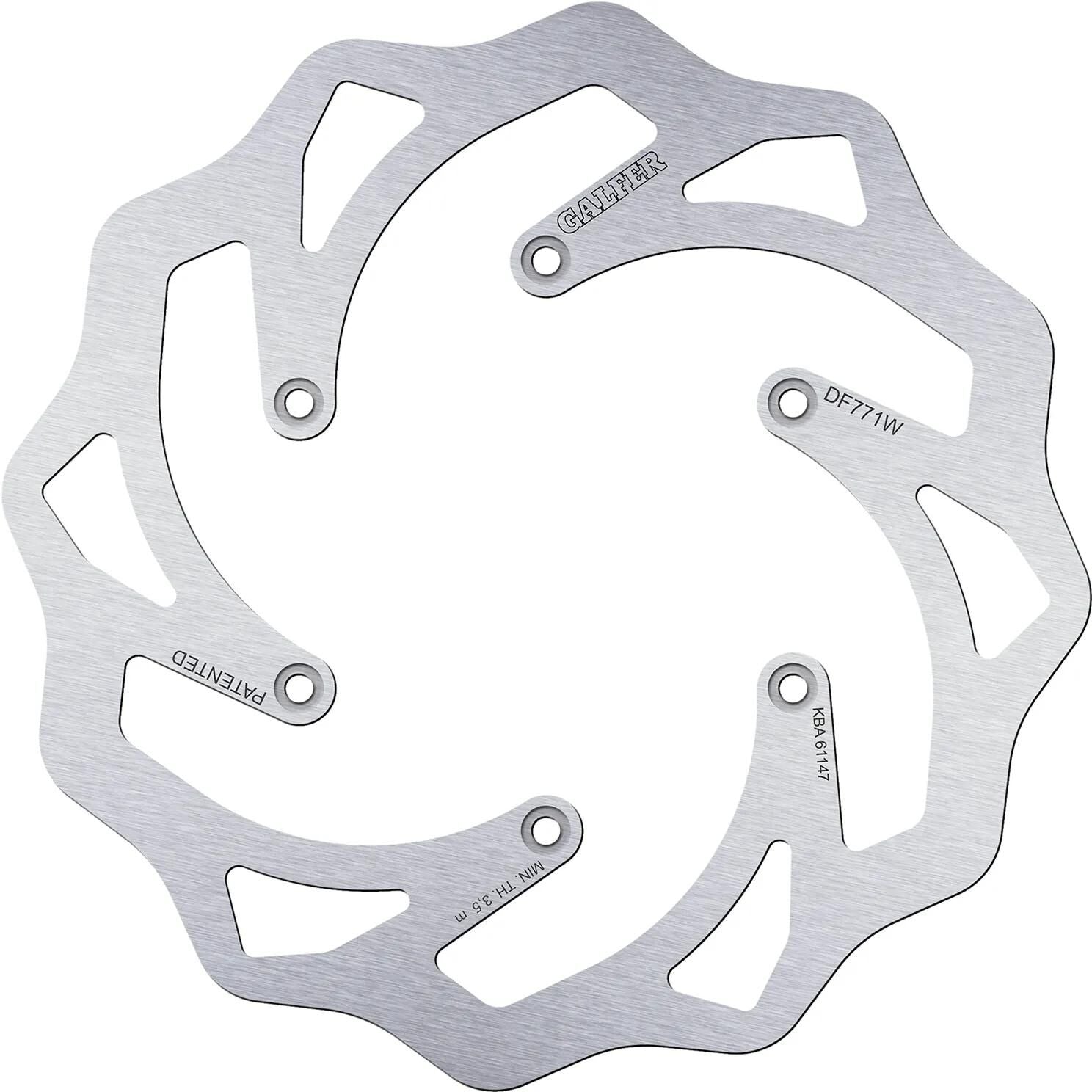 Galfer wave disque de frein df771 rotor df771 type w rigide