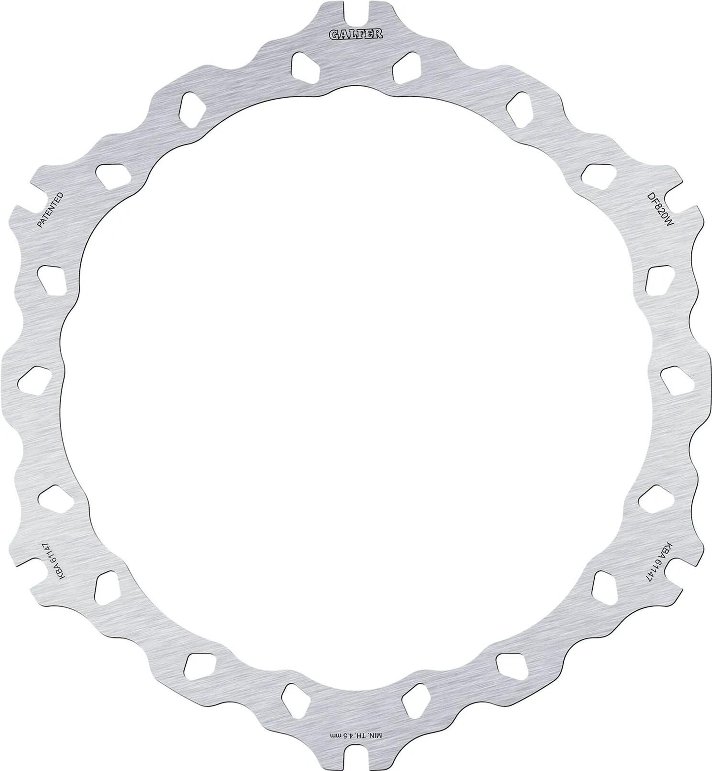 Disque de frein de golf Galfer df820 rotors de frein starr