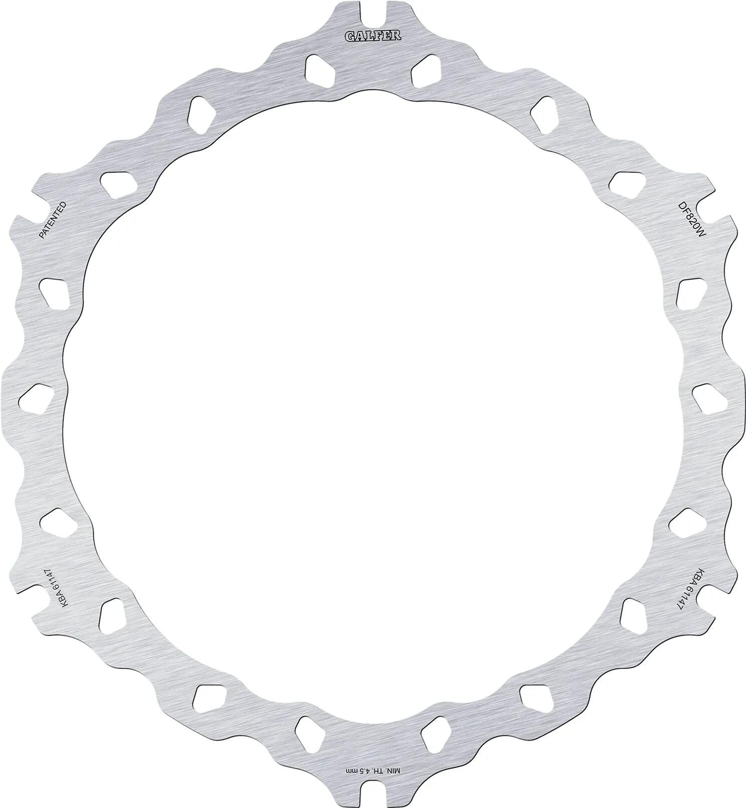 Disque de frein de golf Galfer df820 rotors de frein starr