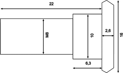TRW VIS M8X1.25