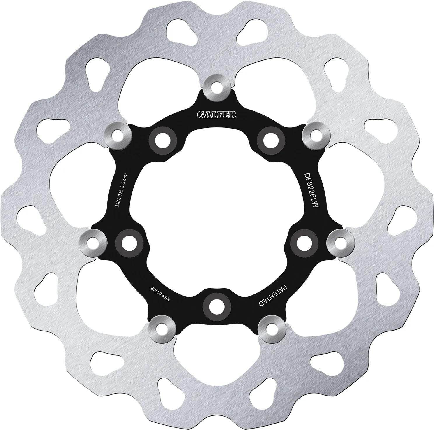 Disque de frein de golf Galfer df822 rotor df822 type flw flottant