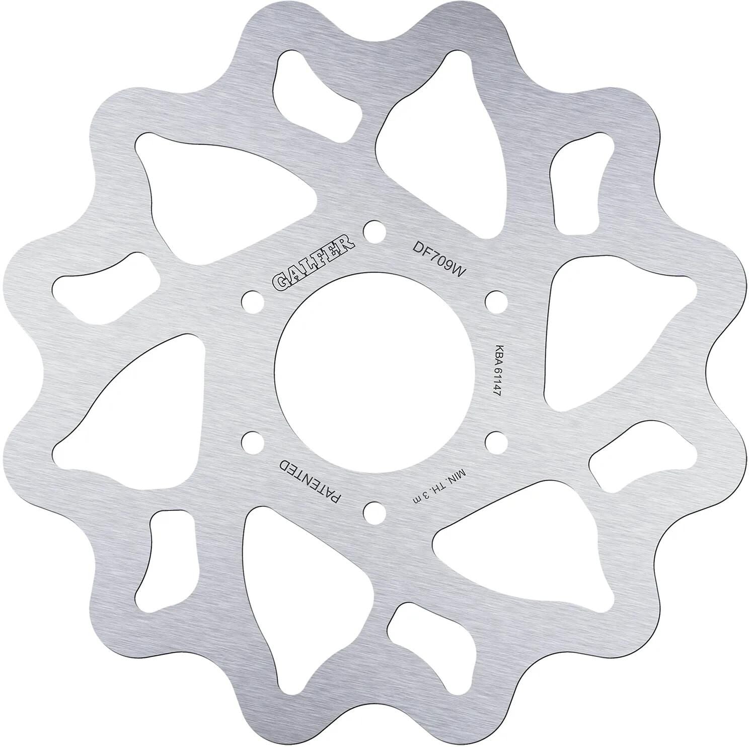 Galfer disque de frein de golf df709 rotor df709 type w rigide