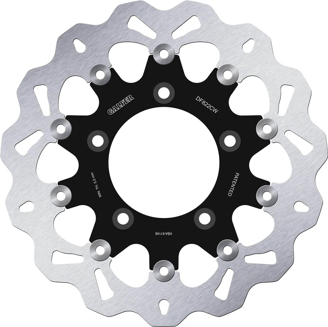 Disque de frein de golf Galfer df822 rotor df822 type cw flottant