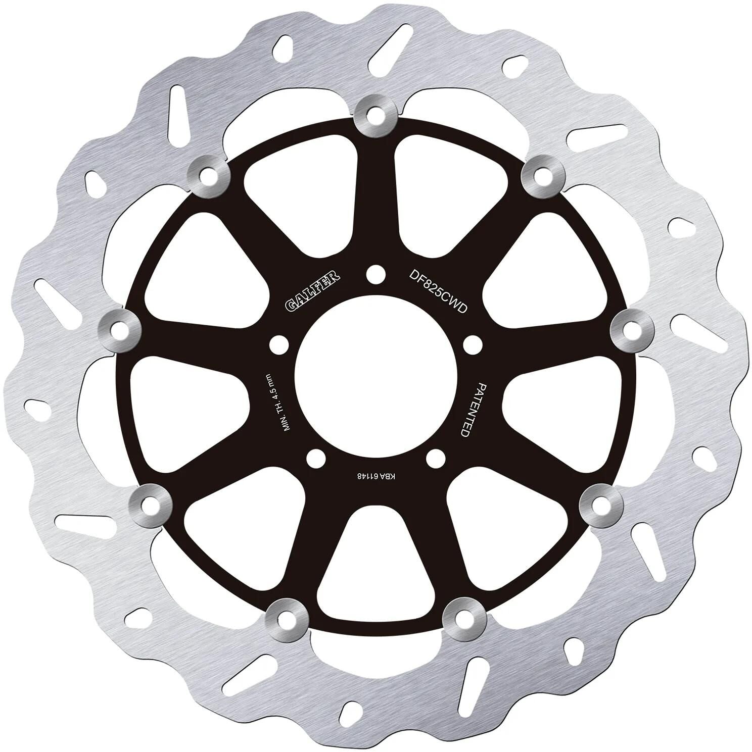 Galfer disque de frein de golf df825 rotor df825 type cw flottant droit