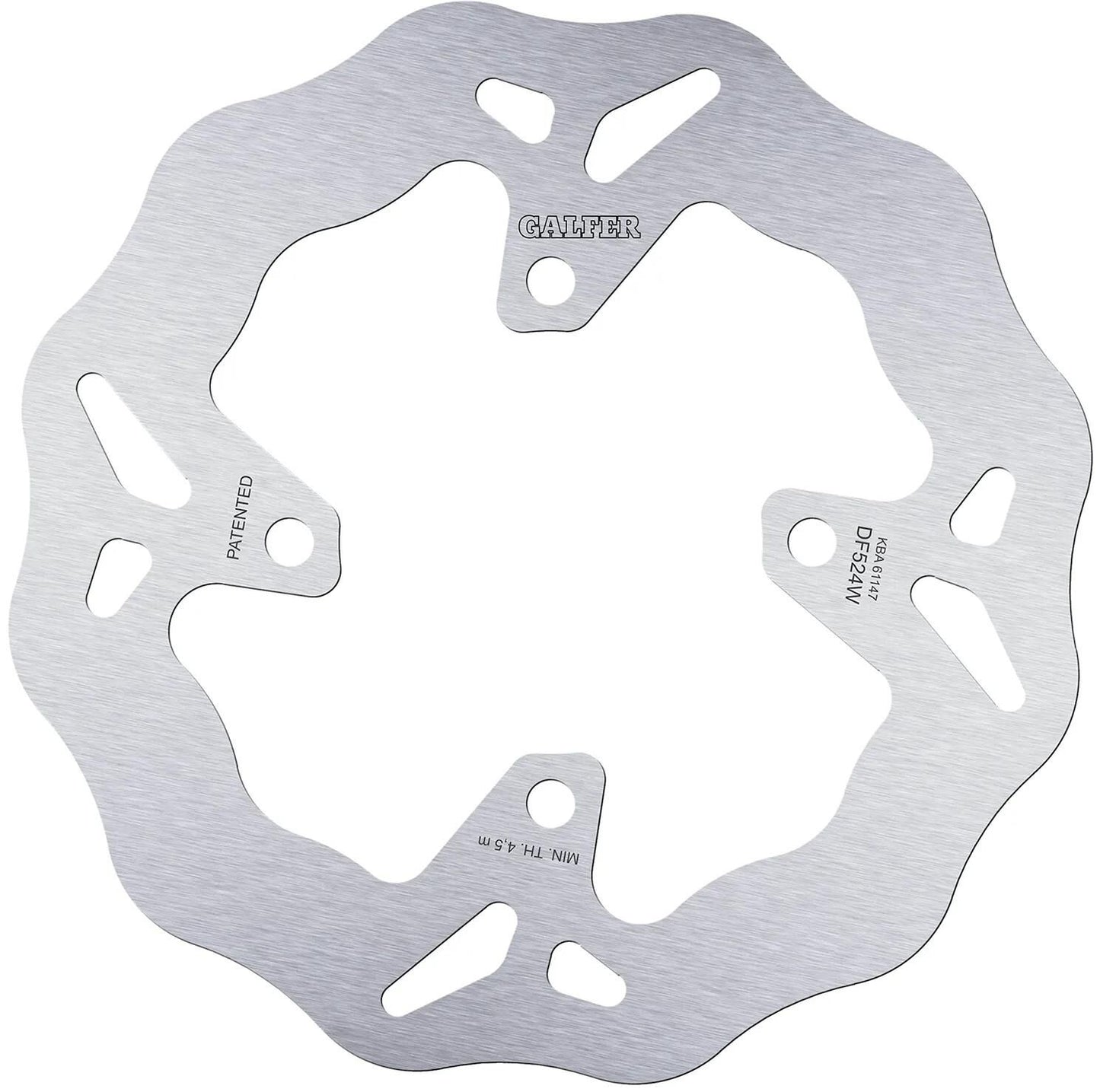 Disque de frein de golf Galfer df524 rotor df524 type w rigide