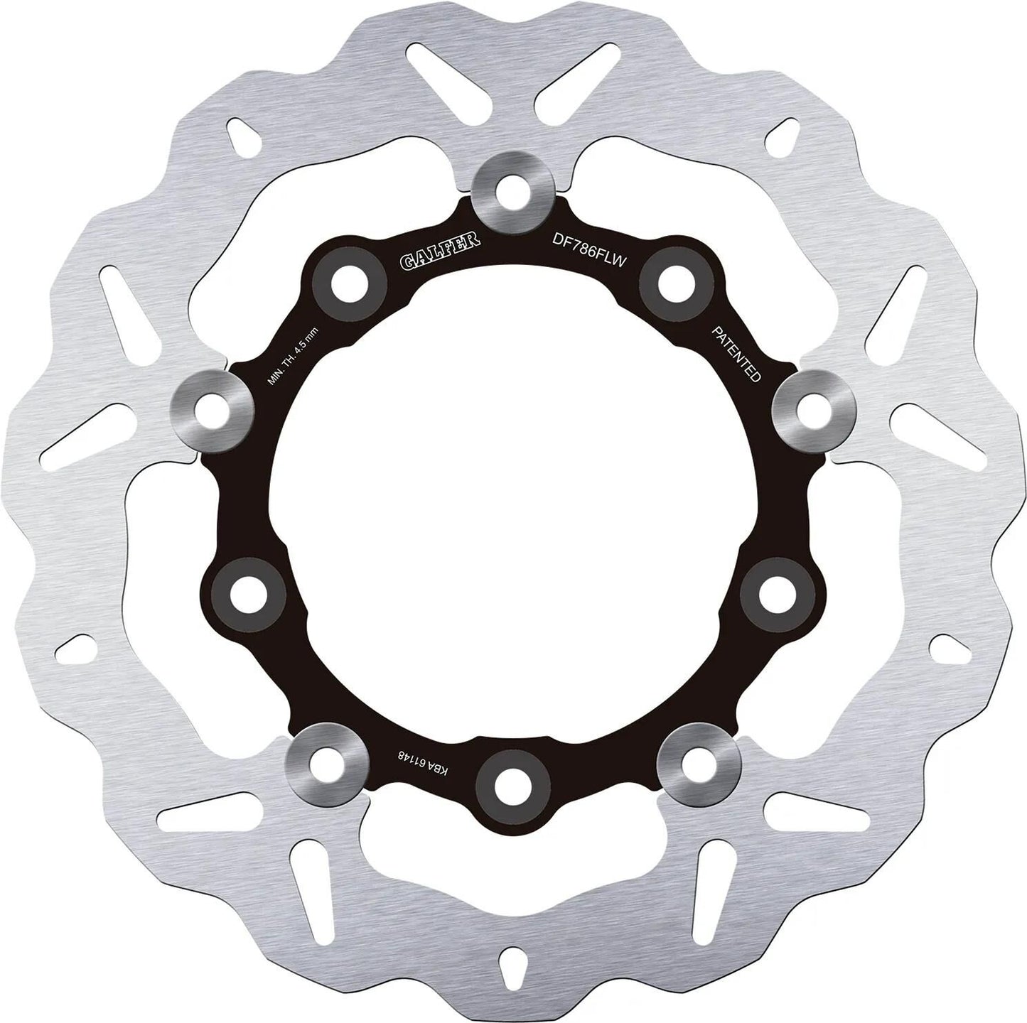 Disque de frein de golf Galfer df786 rotor df786 type flw flottant