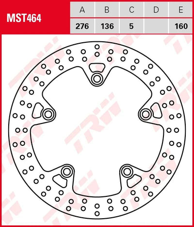 TRW ROTOR MST464 RIGIDE