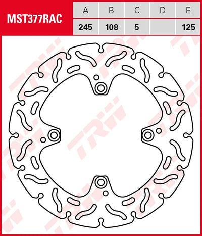 TRW ROTOR MST377RAC RIGID