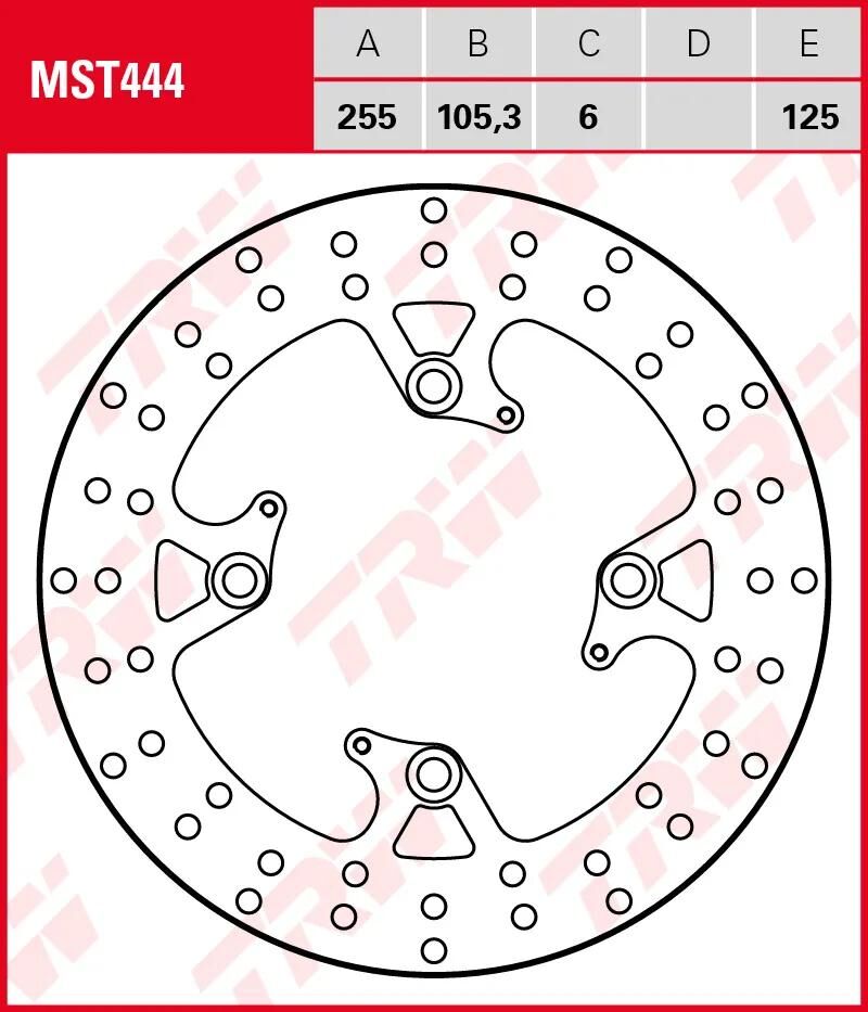 Rotor trw mst444 rigide