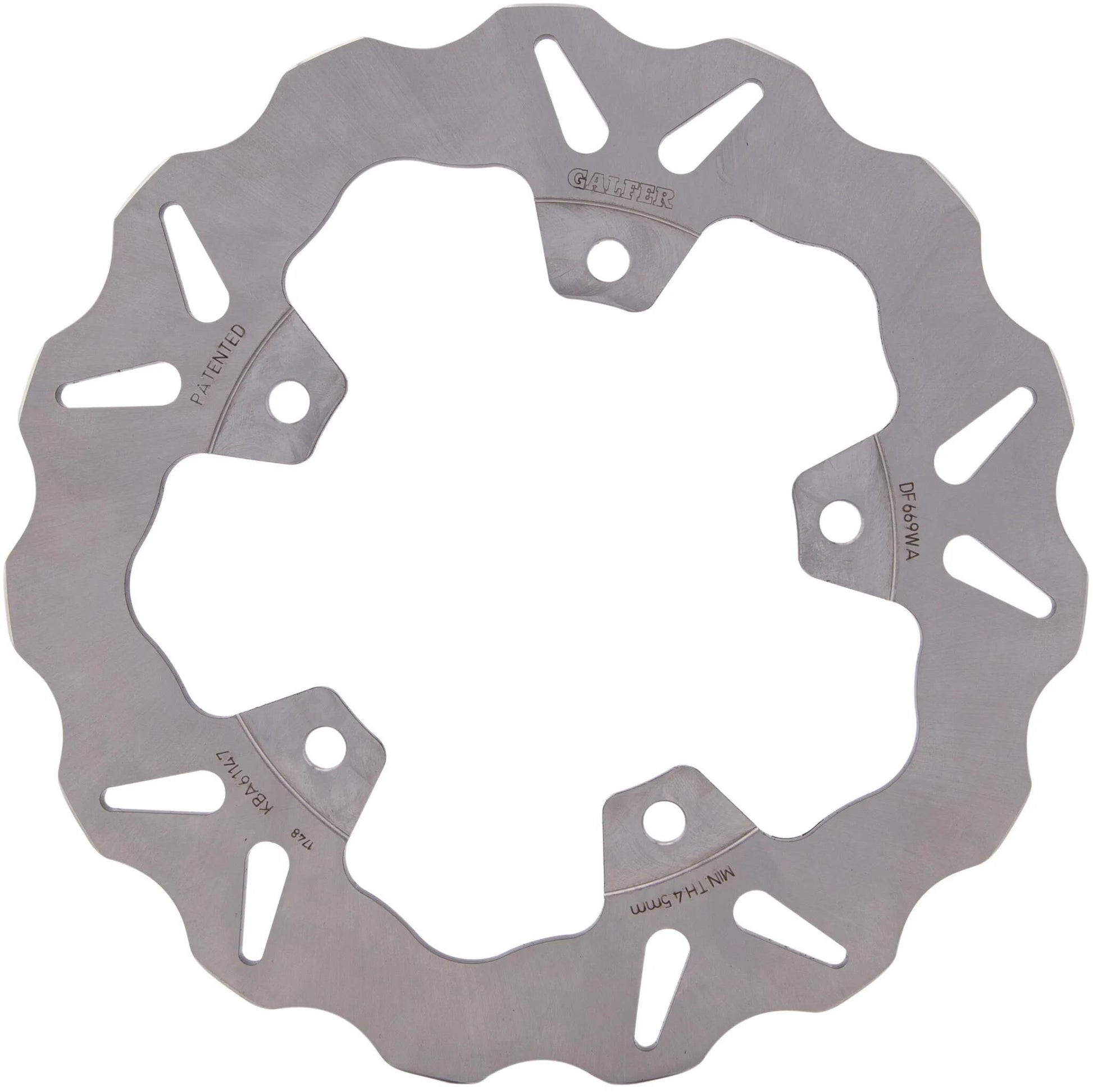Galfer disque de frein golf df669 rotor df669 type wa rigide