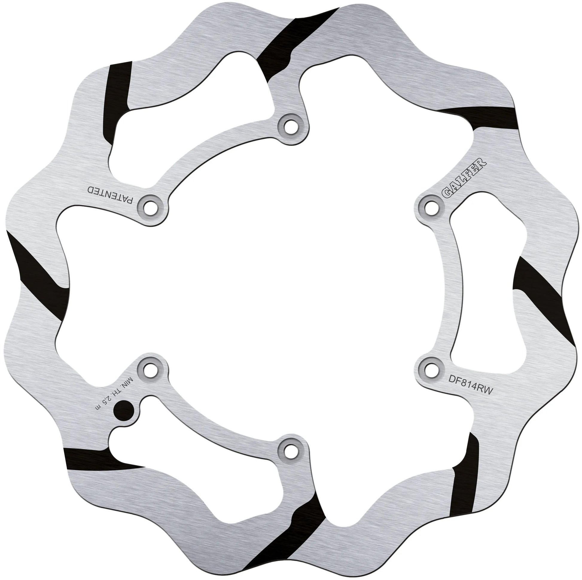 Galfer disque de frein df814 rotor df814 type w tout-terrain rigide gr.