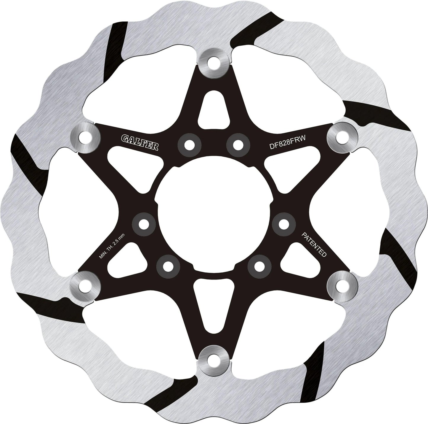 Disque de frein de golf Galfer df828 rotor ondulé df828 rw tout-terrain flottant gr.