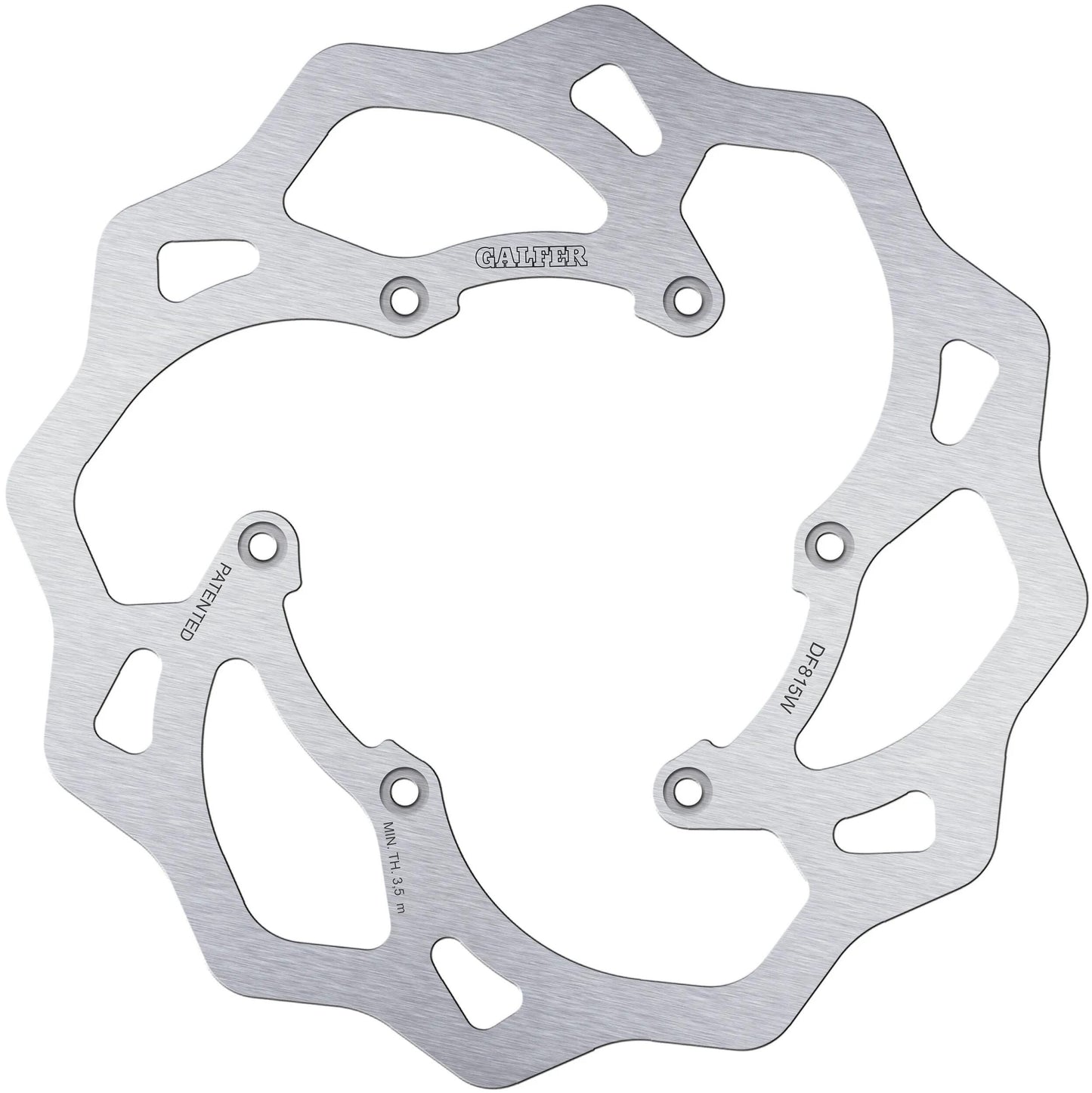 Galfer disque de frein df815 rotor df815 type w tout-terrain rigide