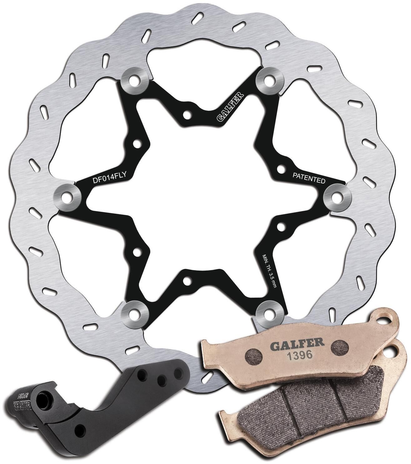 Kit surdimensionné Galfer kg082 kit surdimensionné kg082 type wfs flottant