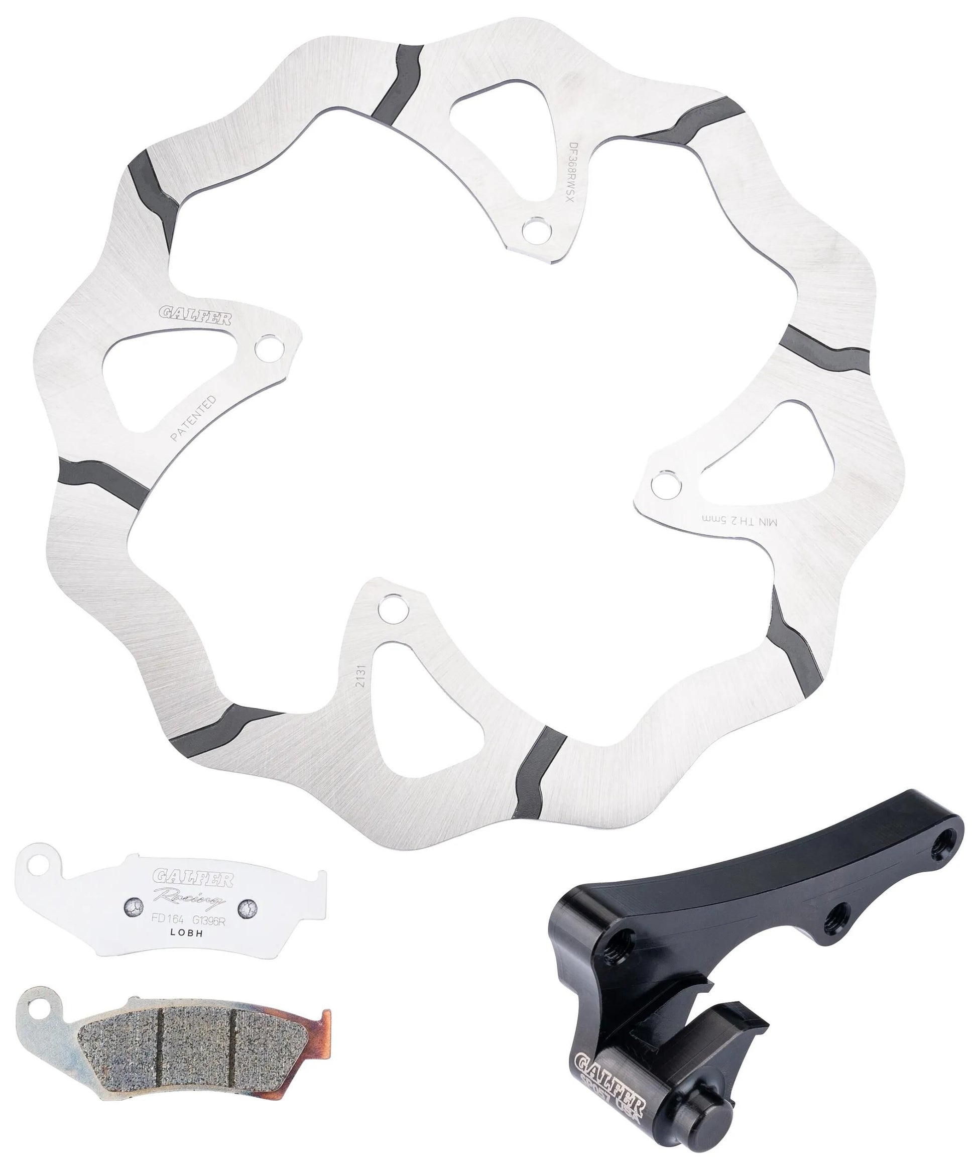 Kit surdimensionné Galfer kg368 . kit surdimensionné kg368 type rwsx rigide gr.