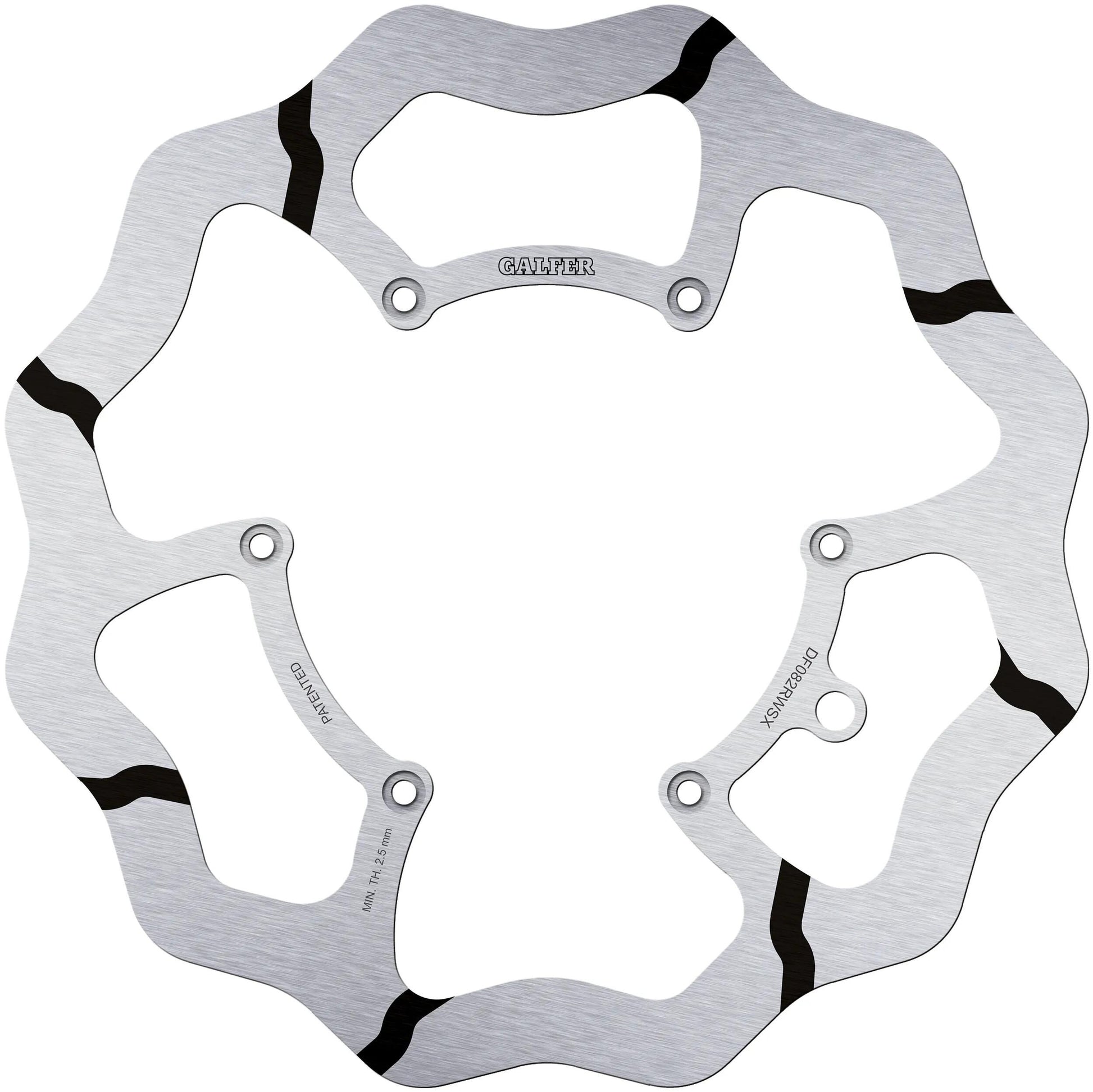 Disque de frein Galfer df082 rotor ondulé df082 rwsx offr.rigid gr.overs.