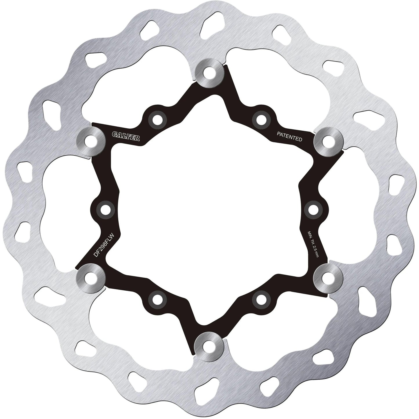 Galfer disque de frein de golf df298 rotor ondulé df298 flw tout-terrain flottant