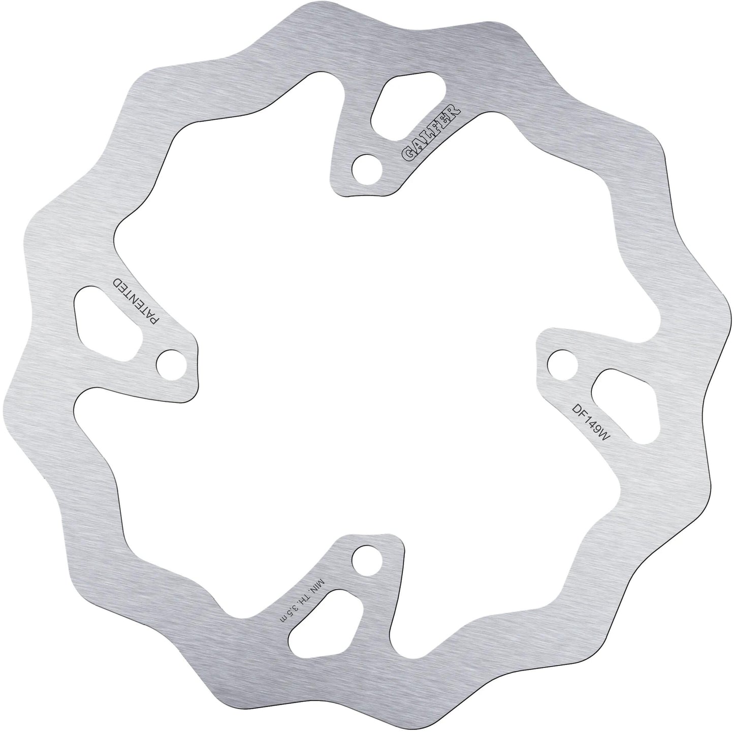 Galfer disque de frein de golf df149 rotor ondulé df149 type w tout-terrain rigide