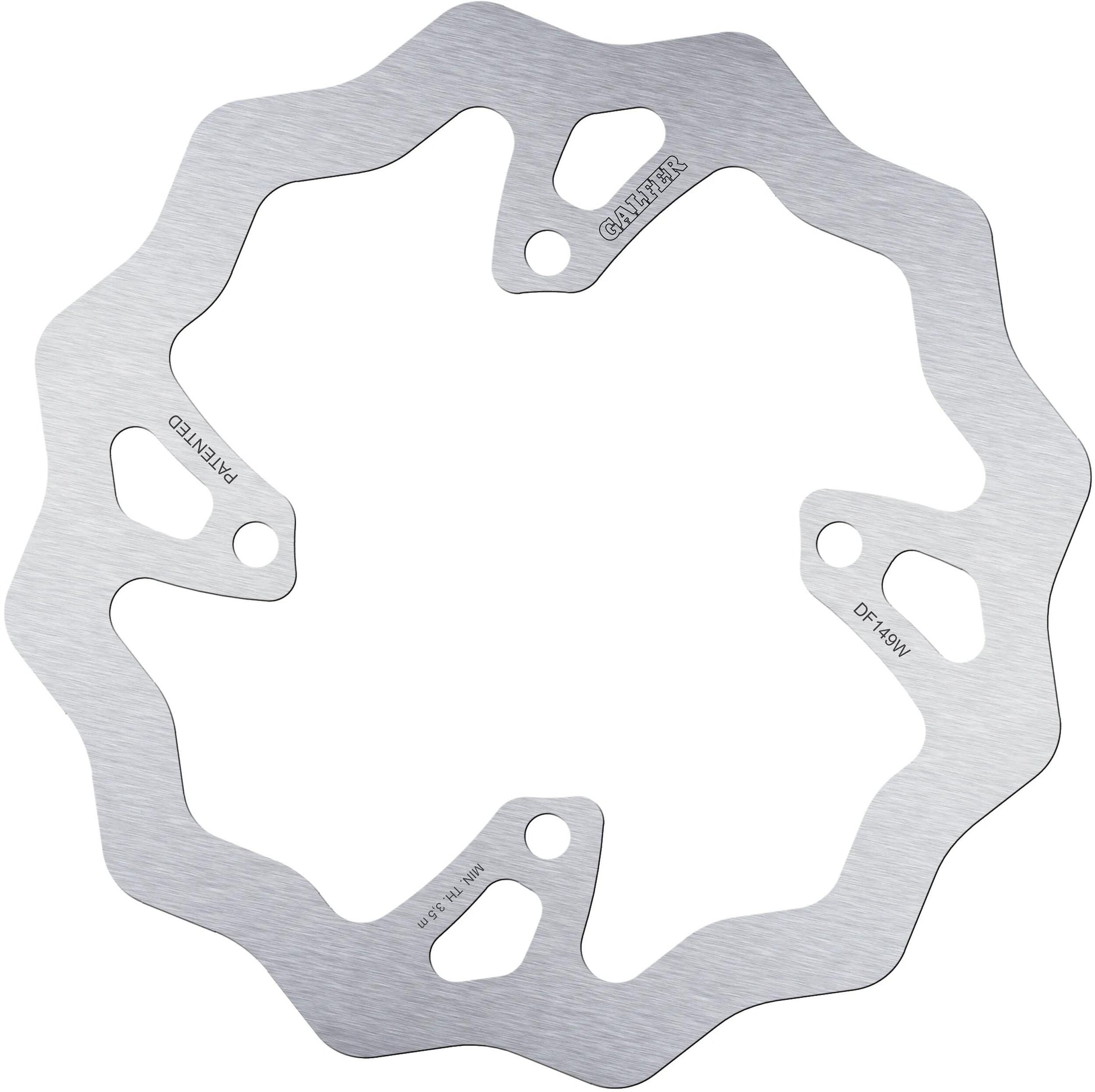 Galfer disque de frein de golf df149 rotor ondulé df149 type w tout-terrain rigide