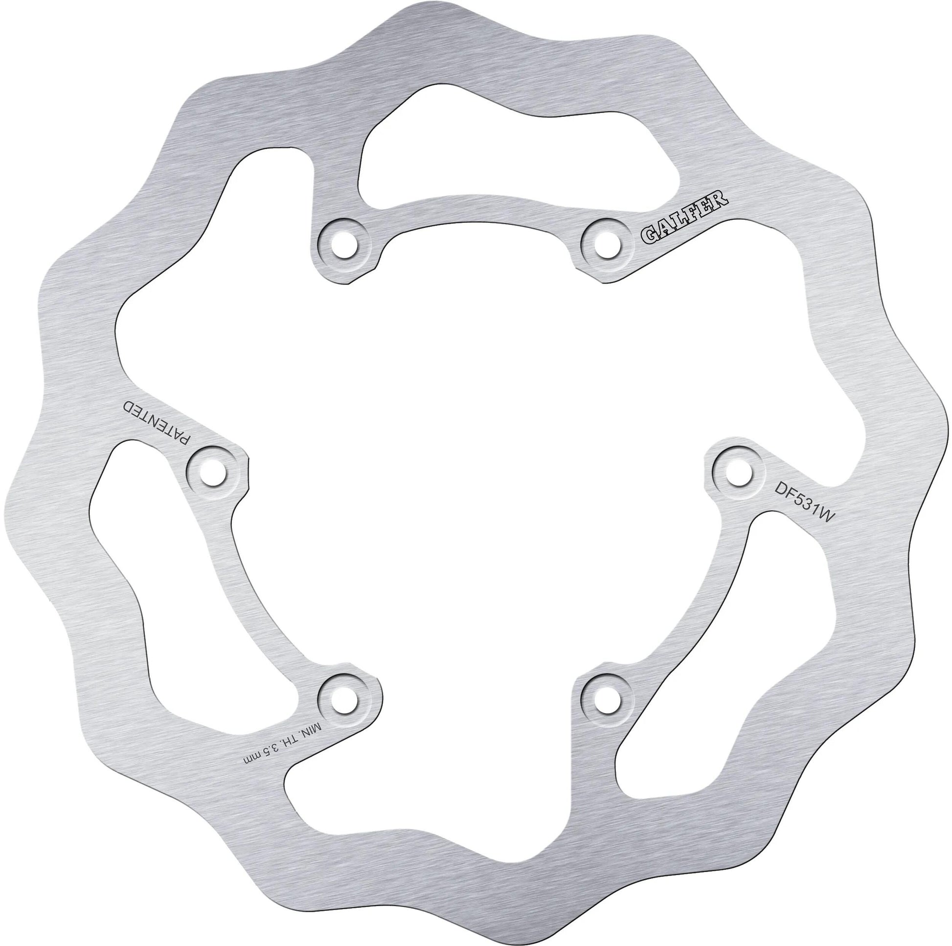 Galfer disque de frein de golf df531 rotor ondulé df531 type w tout-terrain rigide