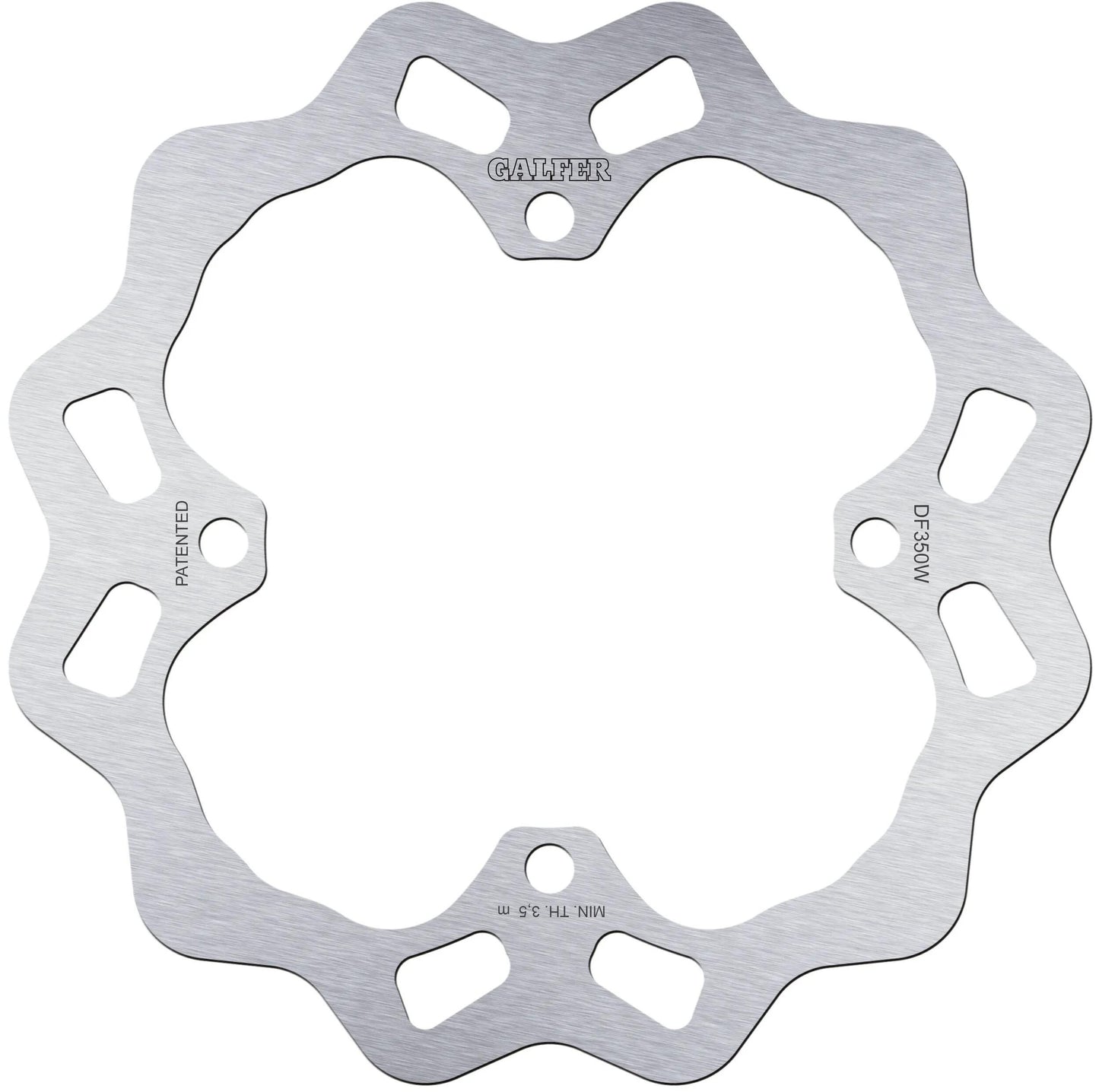 Galfer disque de frein de golf df350 rotor ondulé df350 type w tout-terrain rigide