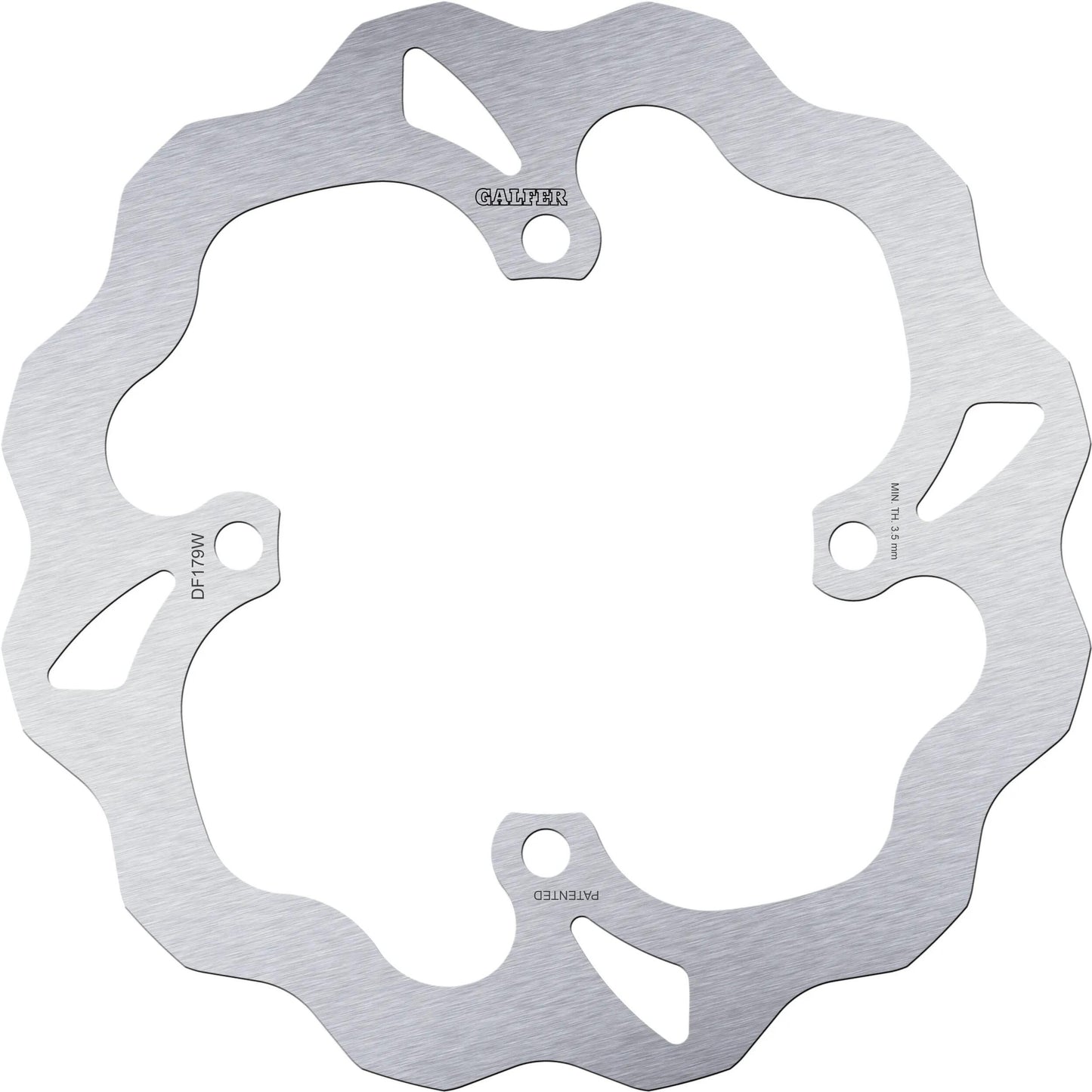 Galfer disque de frein de golf df179 rotor ondulé df179 type w tout-terrain rigide