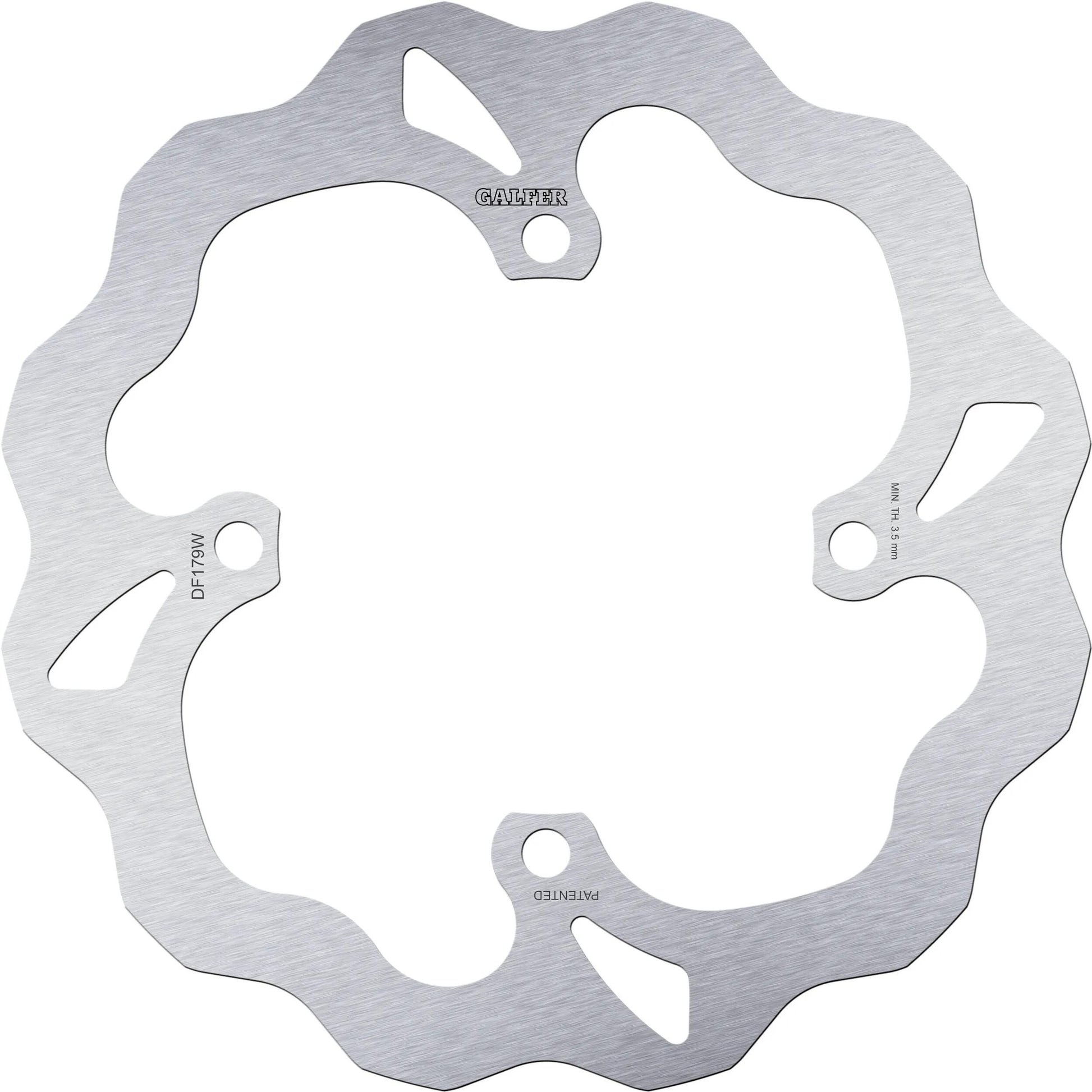 Galfer disque de frein de golf df179 rotor ondulé df179 type w tout-terrain rigide