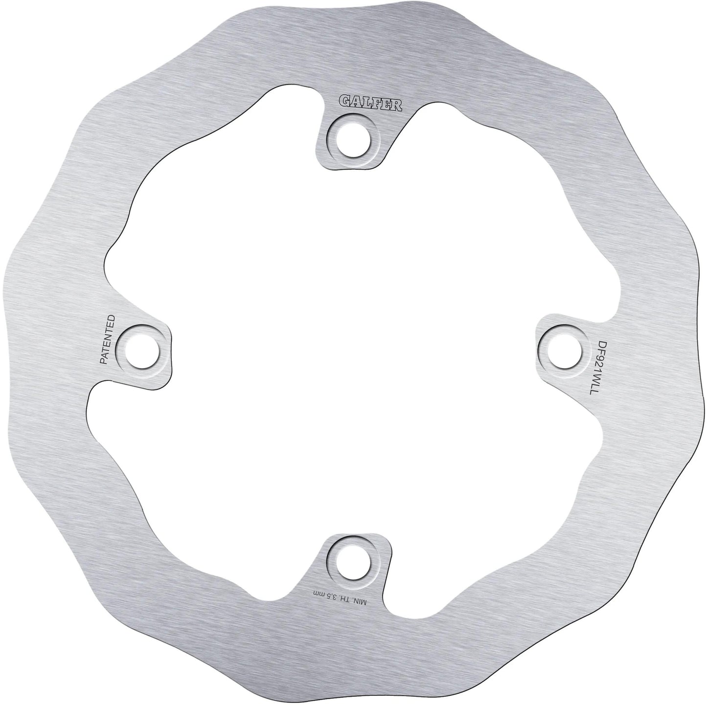 Disque de frein Galfer wave df921 rotor ondulé df921 wll tout-terrain rigide boueux
